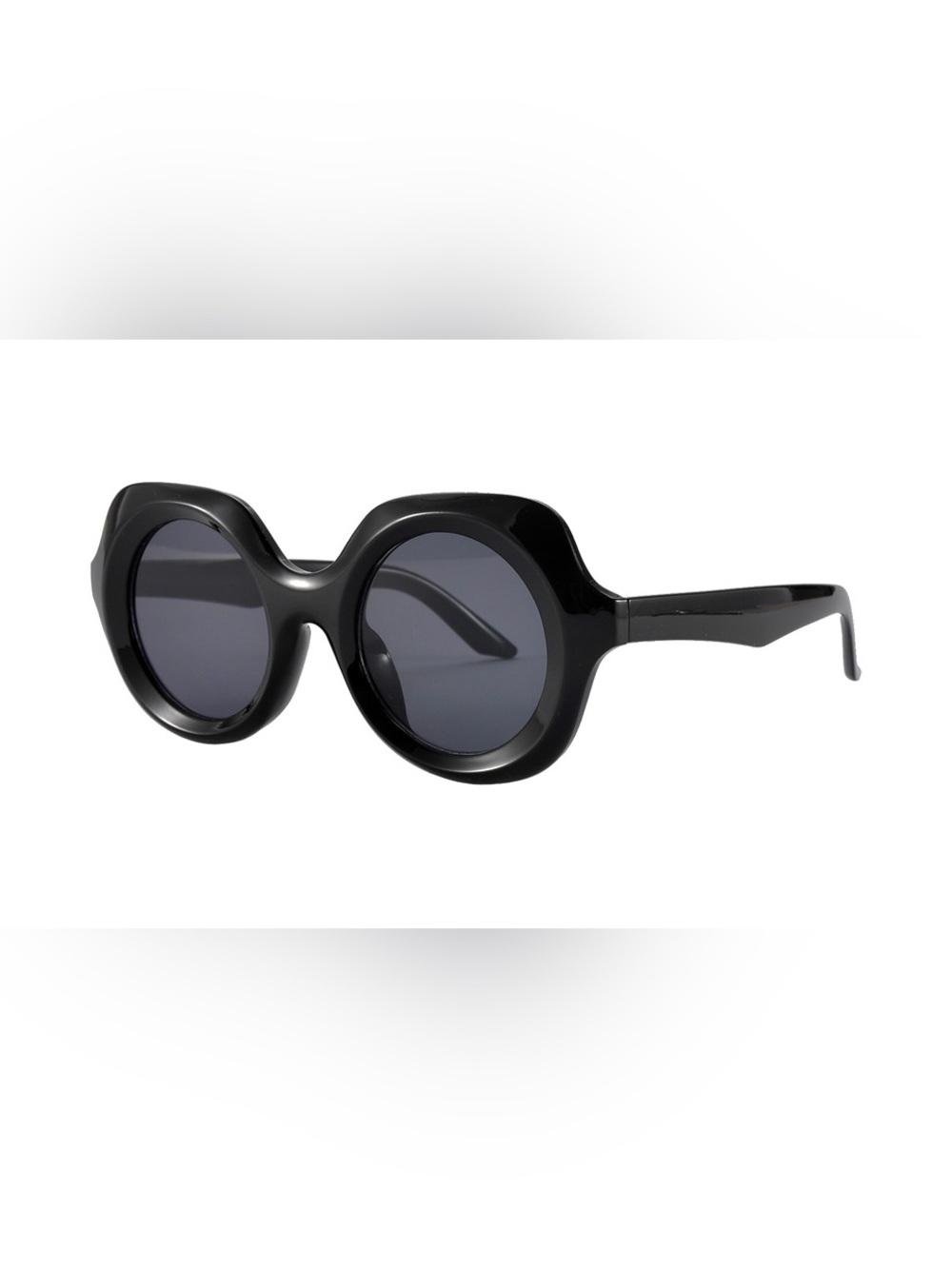 Oversized Retro Round Sunglasses